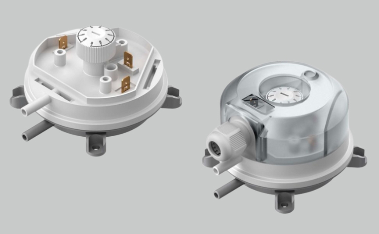 Công tắc chênh áp gió thiết kế đa dạng