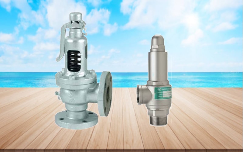 Van an toàn inox nối bích - nối ren