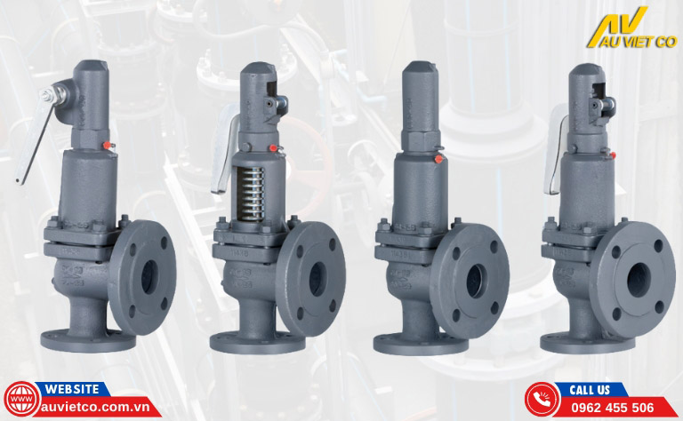 Dạng van an toàn Trung Quốc có tay giật và không có tay giật