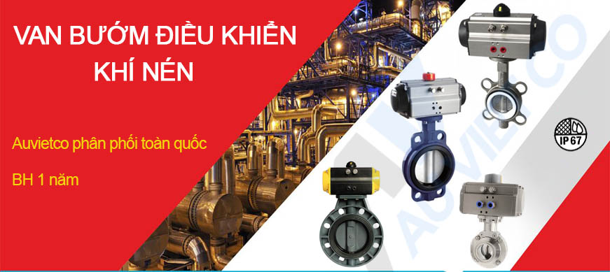 Van bướm điều khiển khí nén