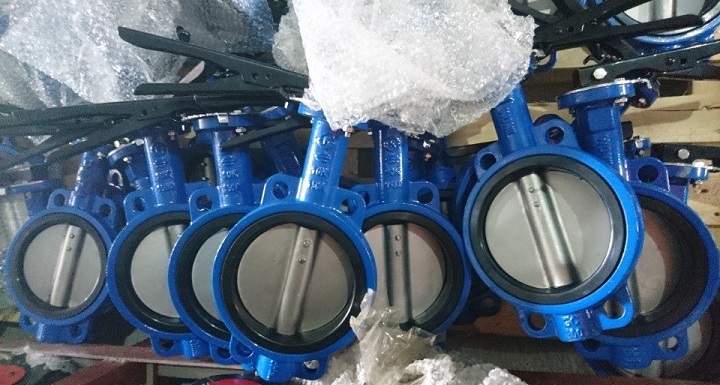 Van bướm tay gạt tại kho