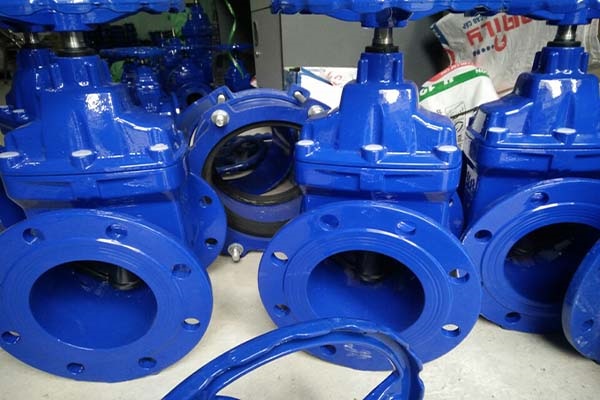 Van cổng ty chìm AUT sơn phủ lớp Epoxy xanh