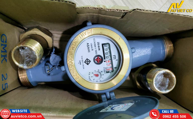 Van công nghiệp Âu Việt cung cấp đồng hồ nước sạch Asahi chính hãng