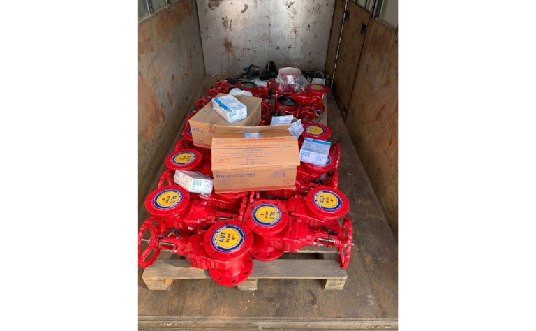 Van cổng ty nổi cung cấp cho dự án Sông Hồng Diamond City