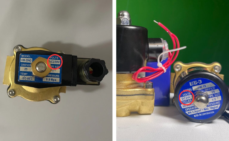 Van điện từ đồng 24VDC - 220VAC