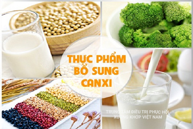 Bổ sung thực phẩm giàu canxi và vitamin D giúp phòng ngừa vôi hóa cột sống