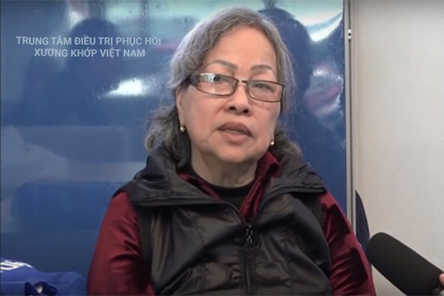 Cụ Trương Thị Thu, 73 tuổi, hiện đang trú tại quận Lê Chân - TP Hải Phòng