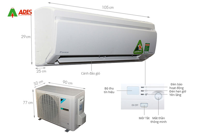 Dieu hoa Daikin Inverter FTKS71GVMV/RKS71GVMV