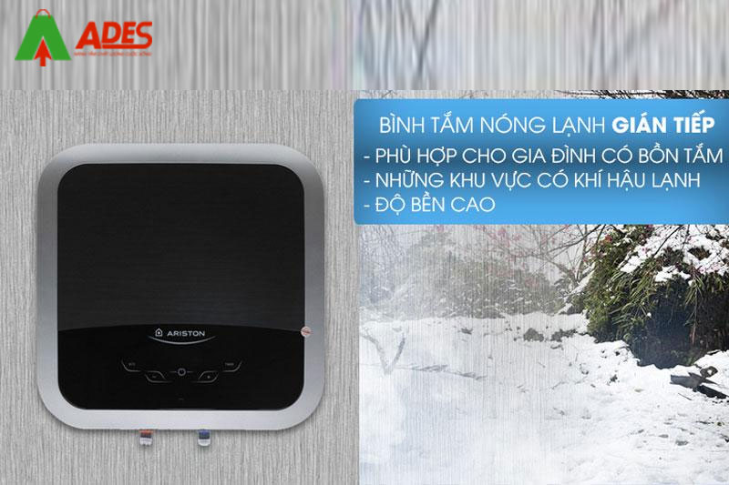 Binh nong lanh voi co che lam nong gian tiep