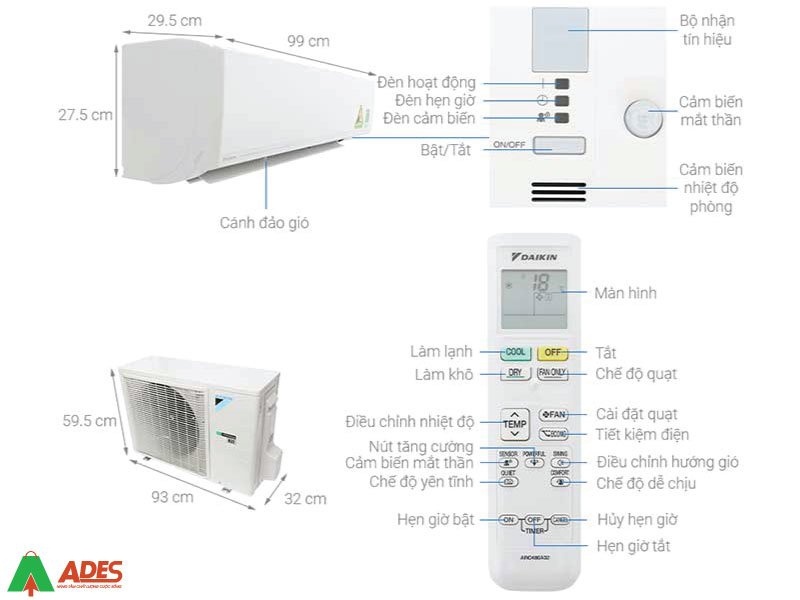 Dieu hoa Daikin Inverter FTKC50UVMV 2HP