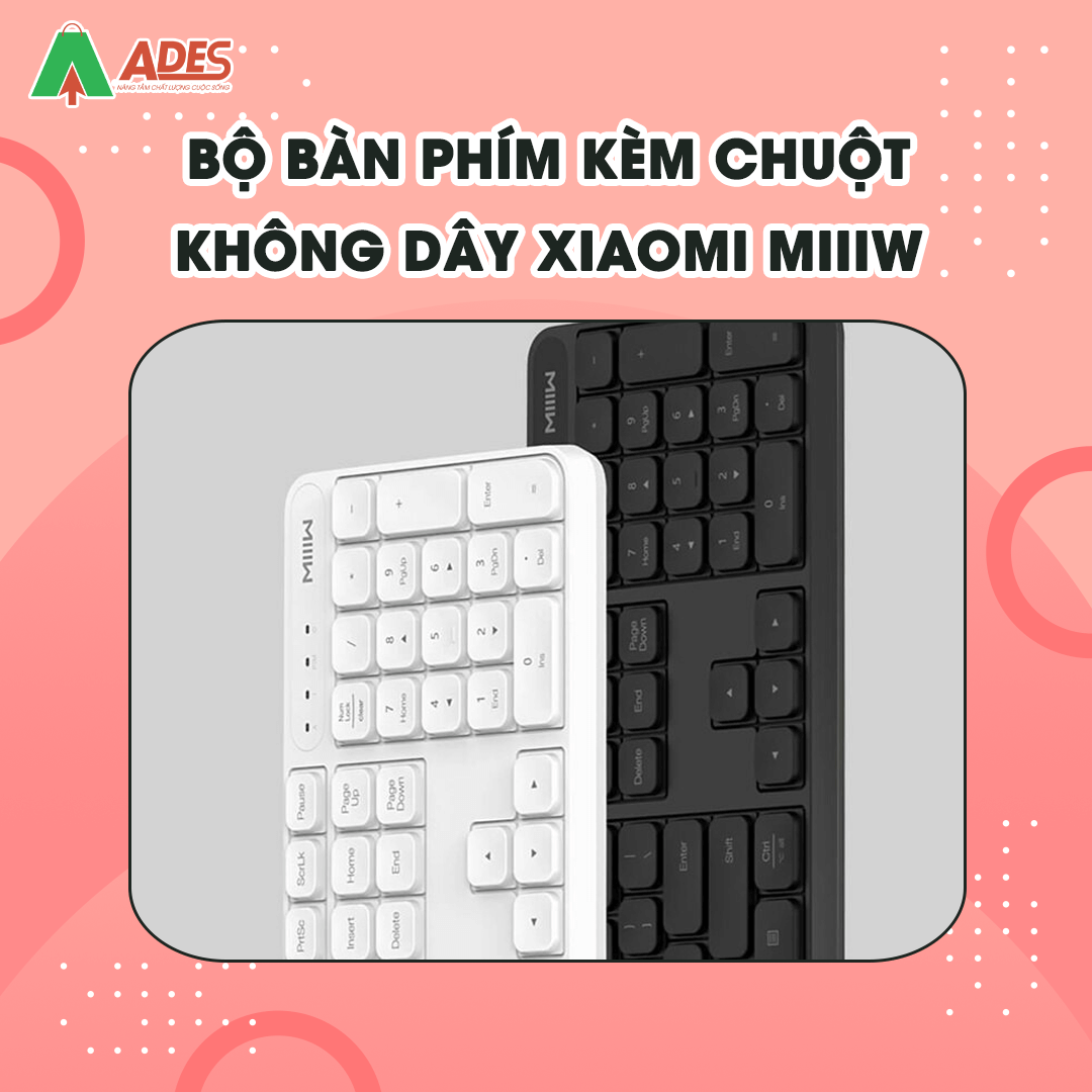 Bộ Bàn Phím Kèm Chuột Không Dây Xiaomi Miiiw