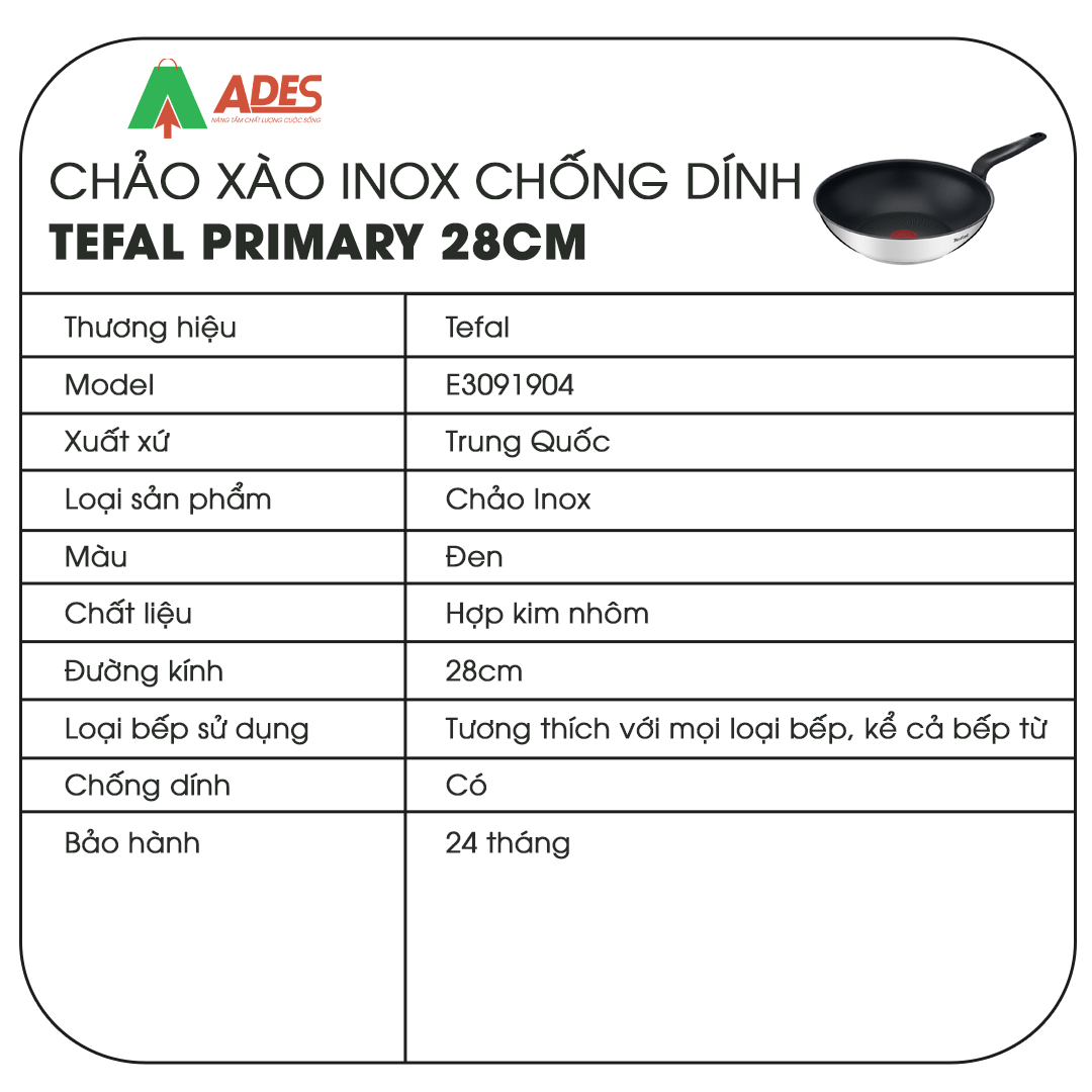 Tefal Primary thong so