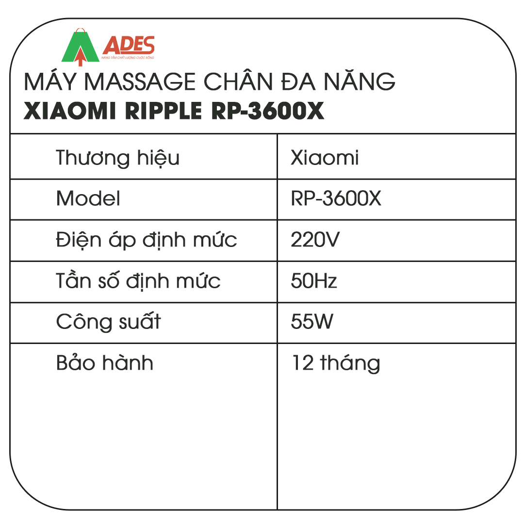 May massage chan Ripple RP-3600X