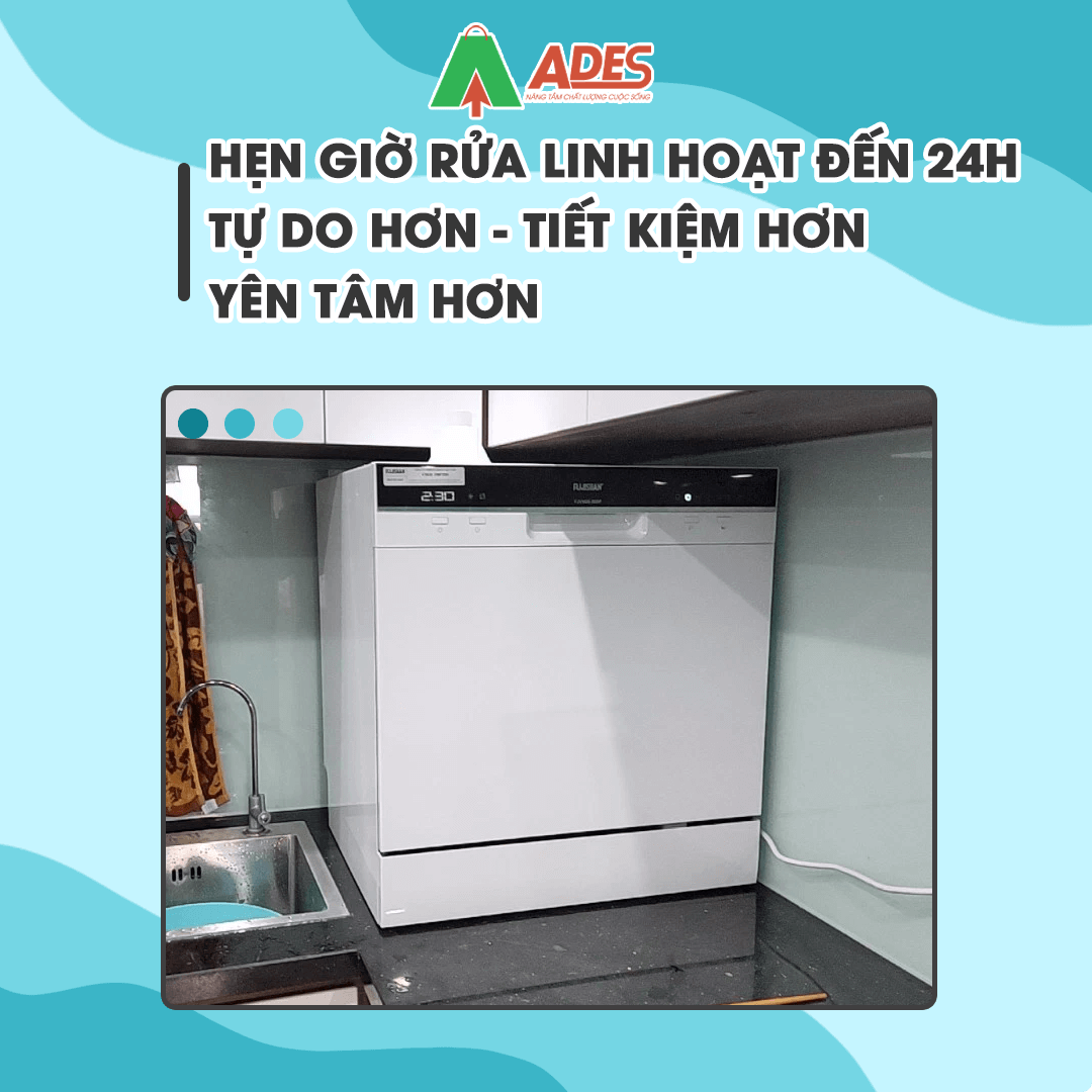 Máy rửa bát gia đình độc lập 8 bộ FJVN08-S05F