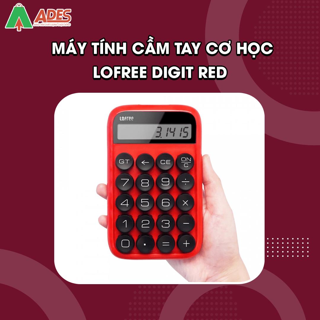 May tinh cam tay co hoc Lofree Digit red