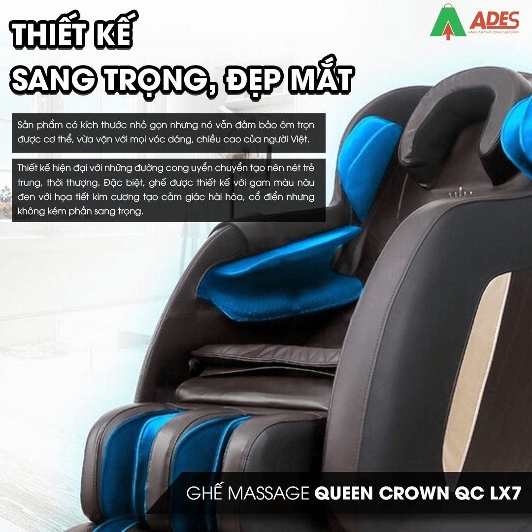 Queen Crown QC LX7 thiet ke sang trong