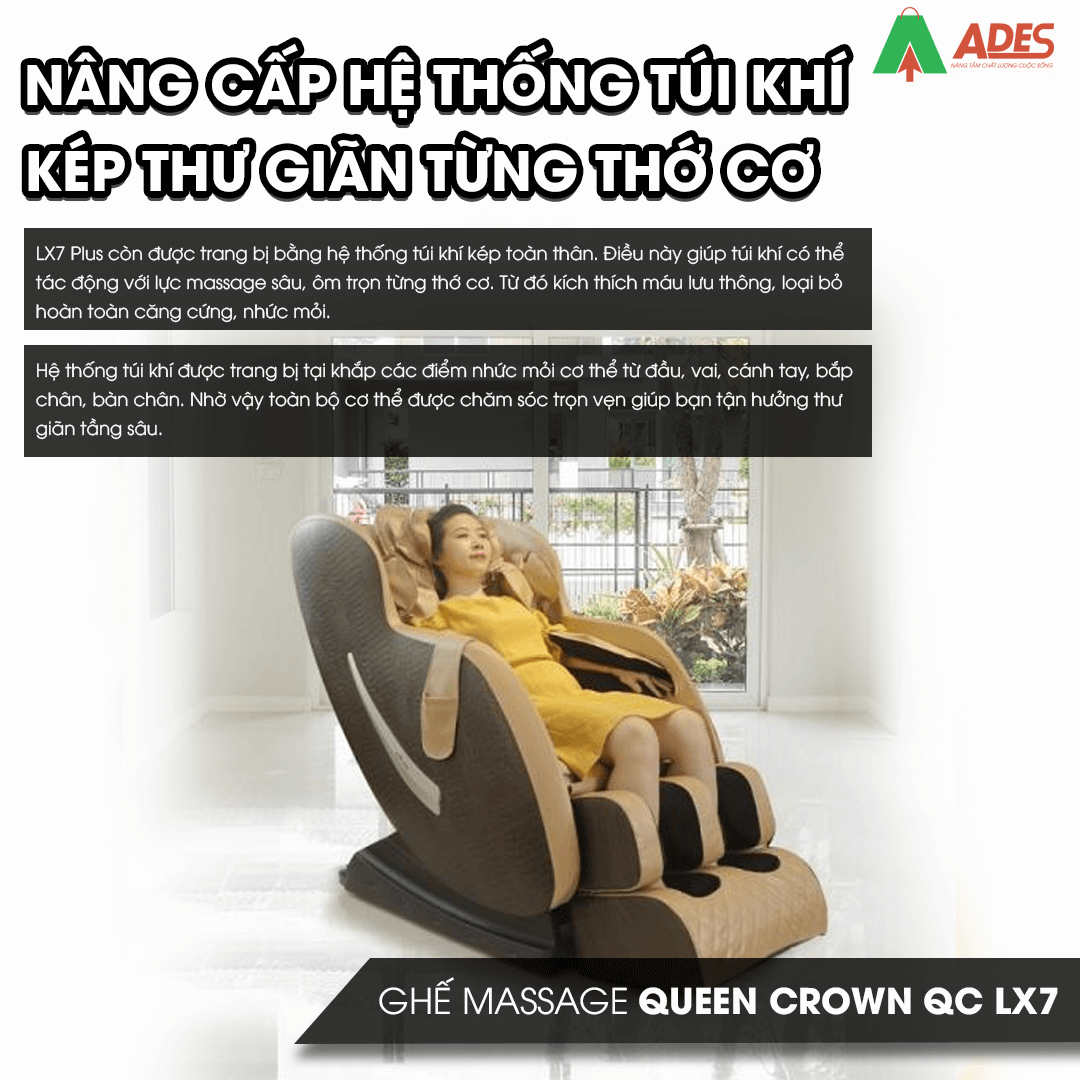 Queen Crown QC LX7 he thong tui khi hien dai