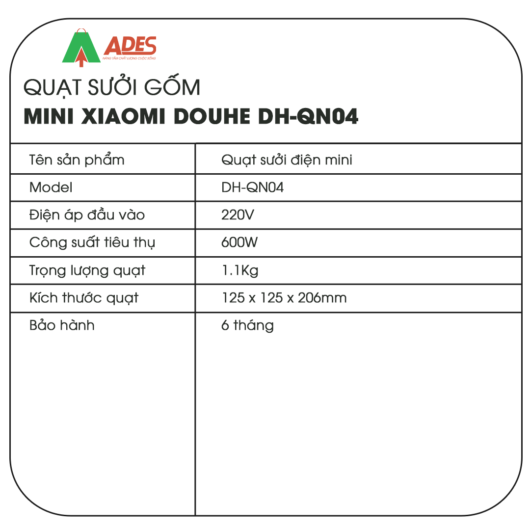 Quat suoi gom Xiaomi DOUHE DH-QN04 