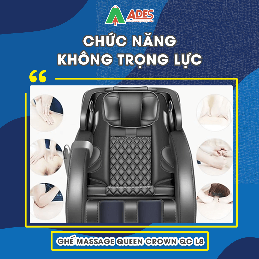 Queen Crown QC L8 chuc nang khong trong luc