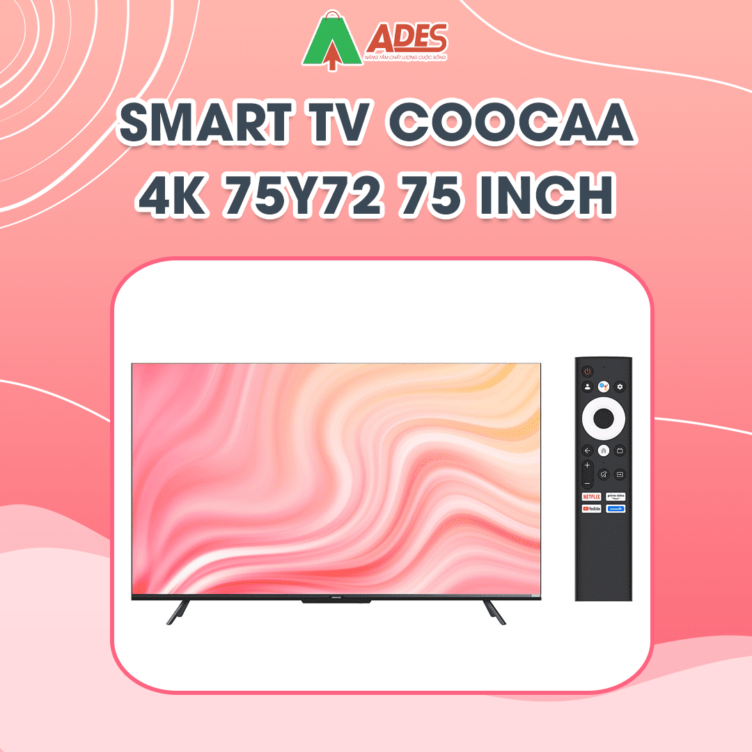 Smart TV Coocaa 4k 75Y72 75 inch