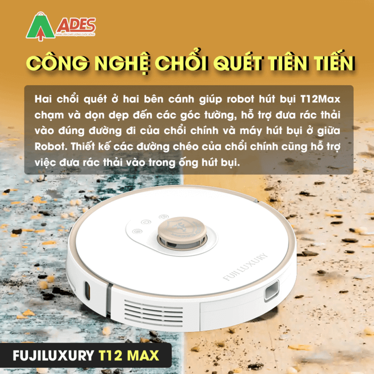 Fuji Luxury T12 MAX cong nghe choi quet tien tien