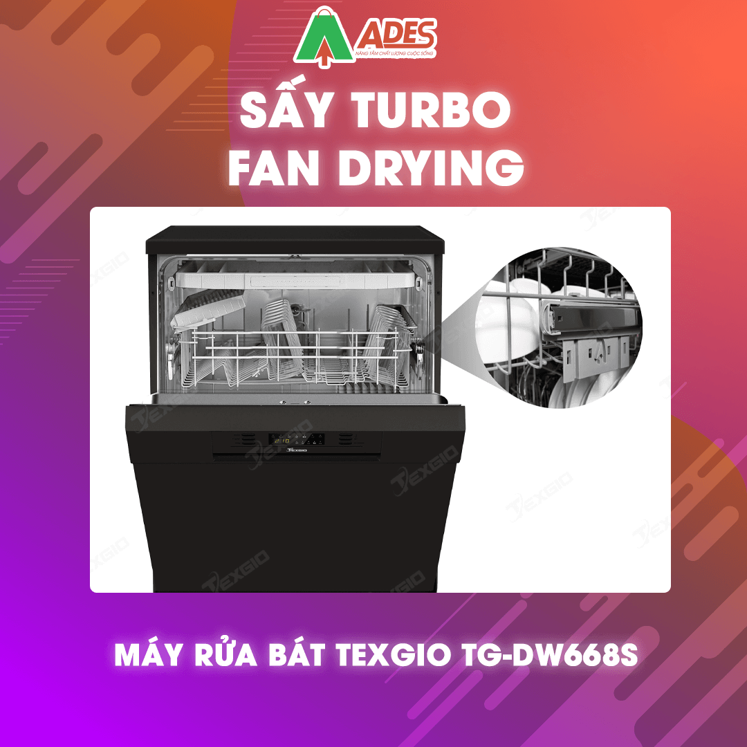 Texgio TGF6019B say turbo fan drying