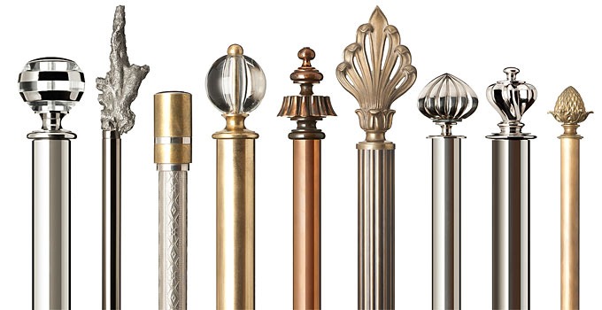 Thanh treo rem kim loai co do ben cao, da dang mau ma