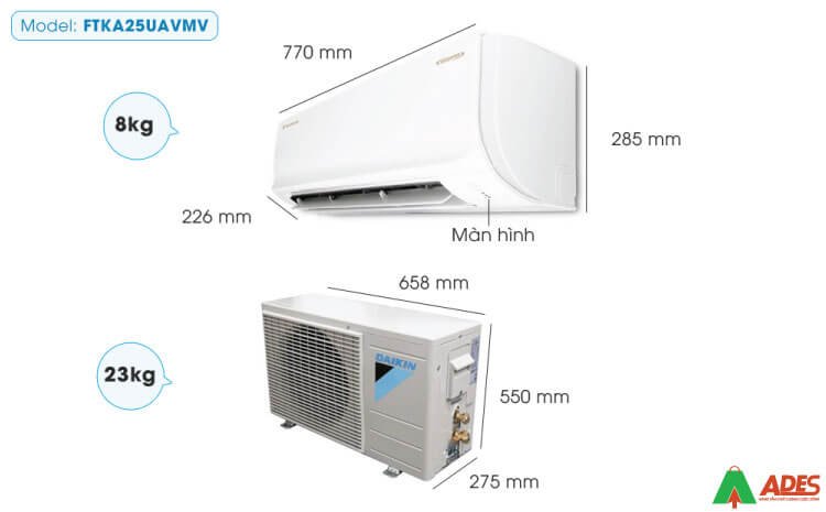 Hinh anh thuc te dieu hoa Daikin Inverter FTKA25UAVMV