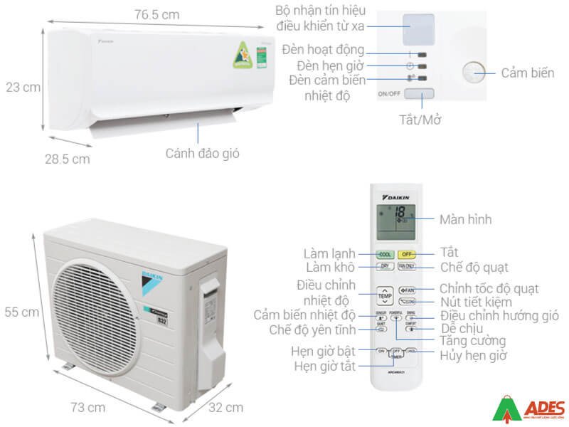 Dieu hoa Daikin Inverter FTKA25UAVMV