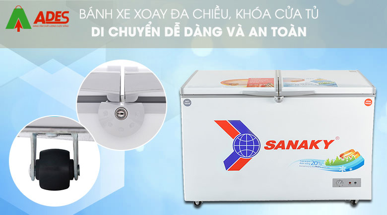 cau tao banh xe va khoa tu cua tu dong Sanaky VH-3699W1