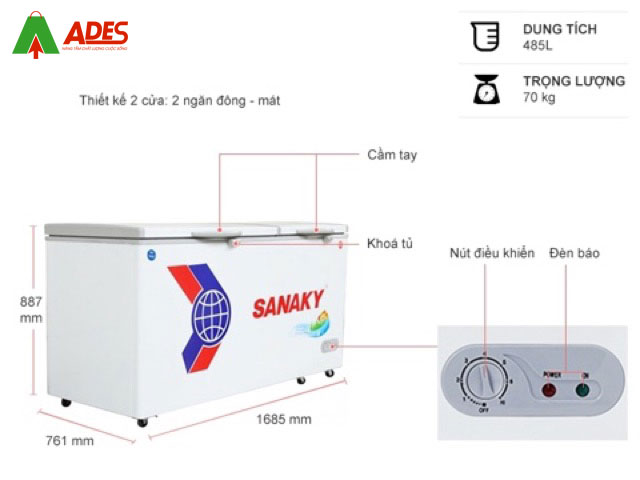 cau tao chi tiet cua tu dong Sanaky VH-6699W1