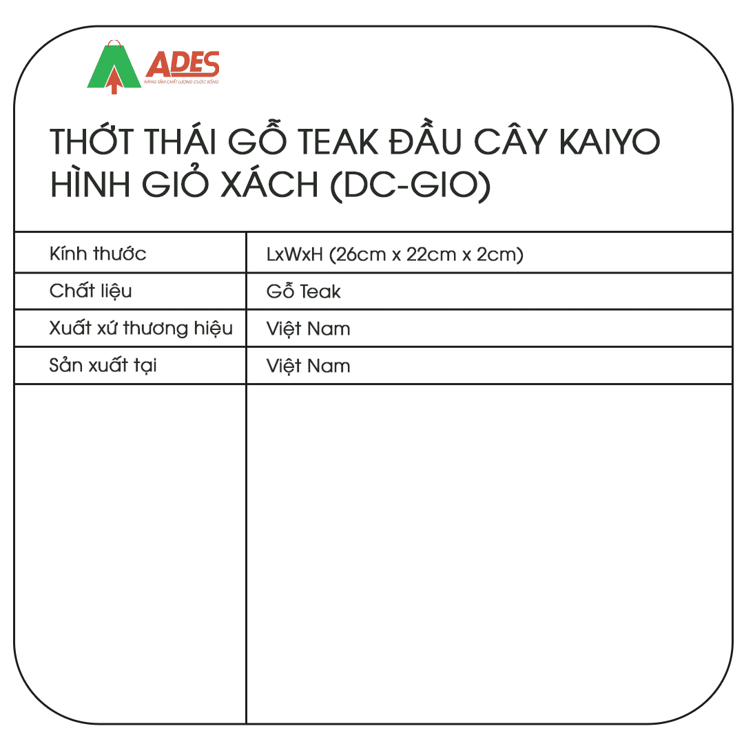 Thot thai go kaiyo hinh gio xach (DC-GIO) 