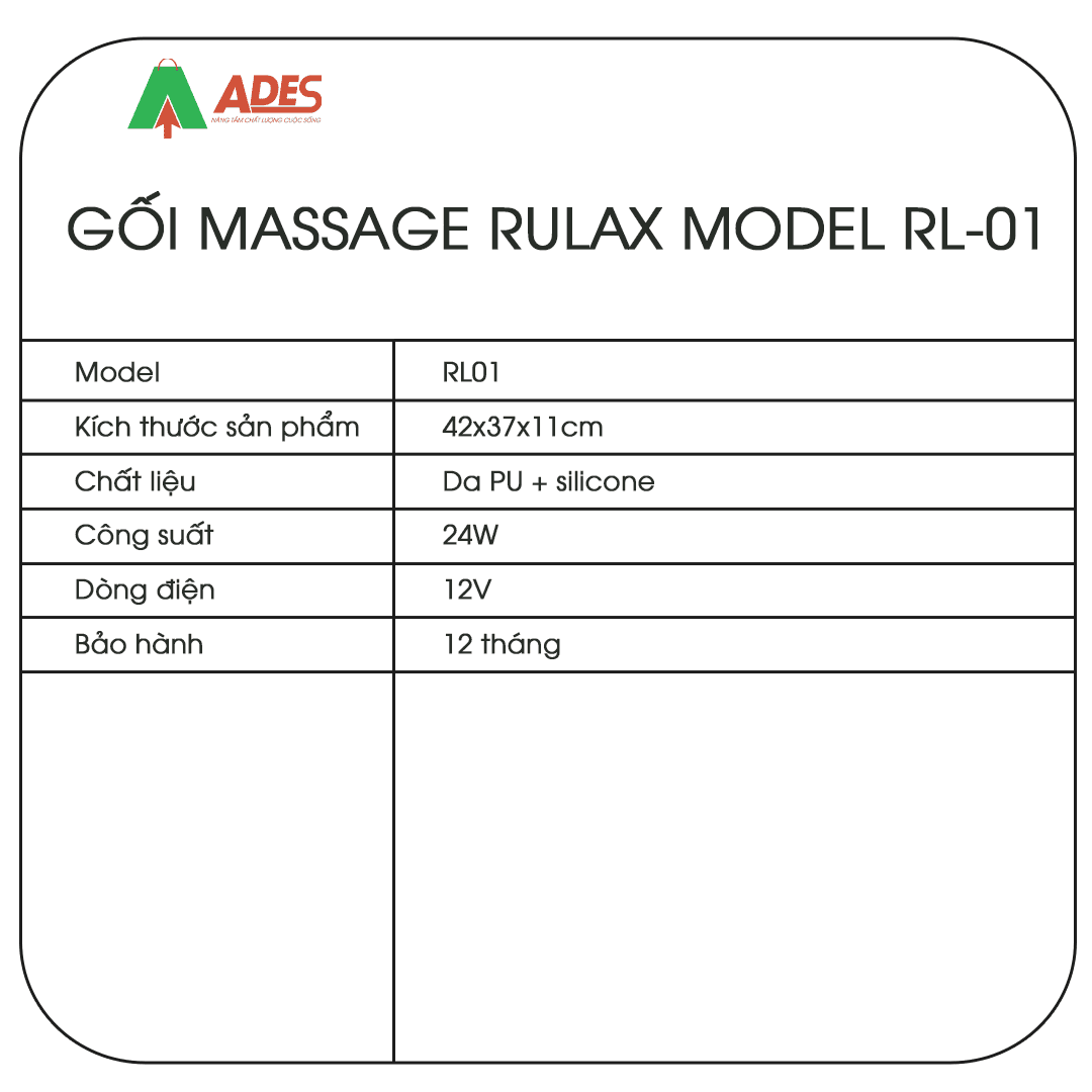 Goi massgae RULAX Model RL-01