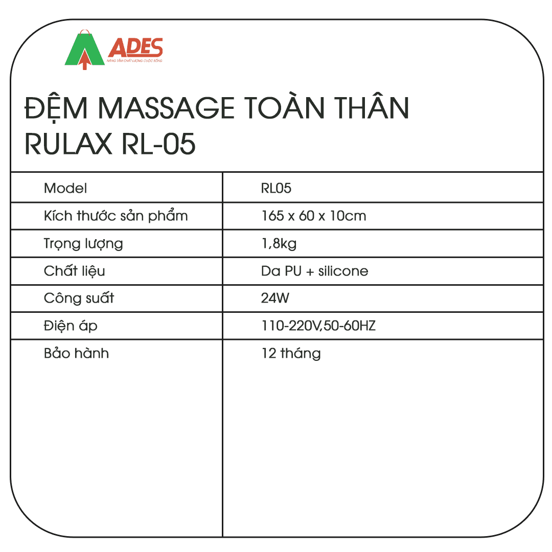 Dem massage RULAX RL-05 