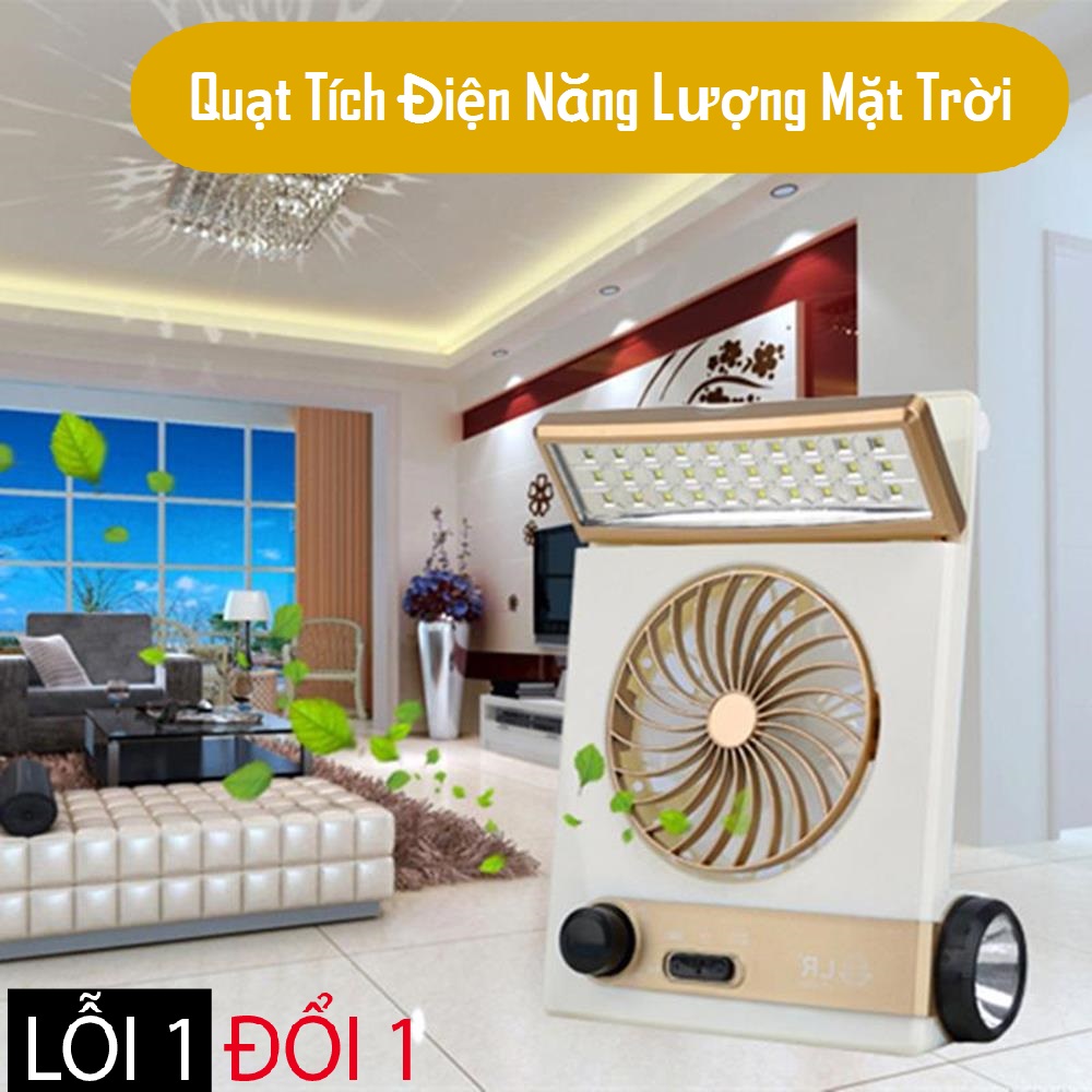 Đặc điểm của quạt tích điện năng lượng mặt trời!