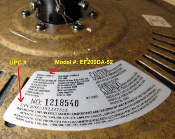 Đấu tụ quạt trần mới