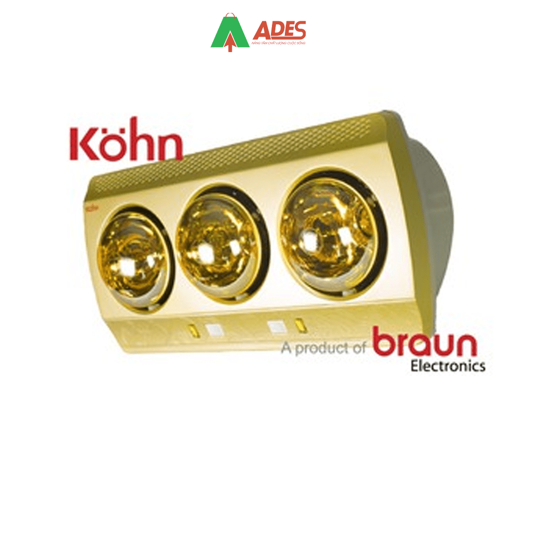 Den suoi nha tam Braun Kohn KP03G