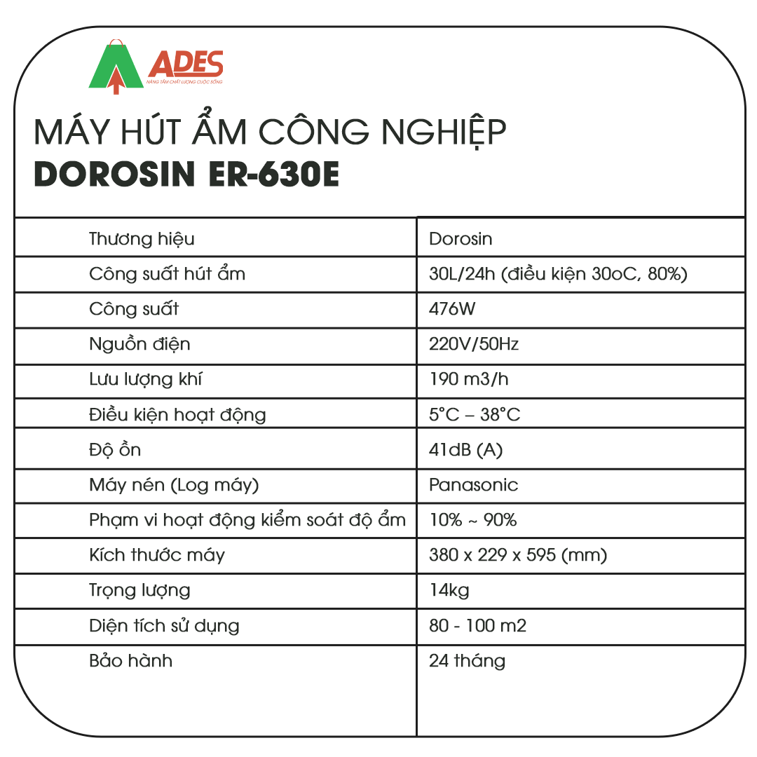 may hut am Dorosin ER-630E