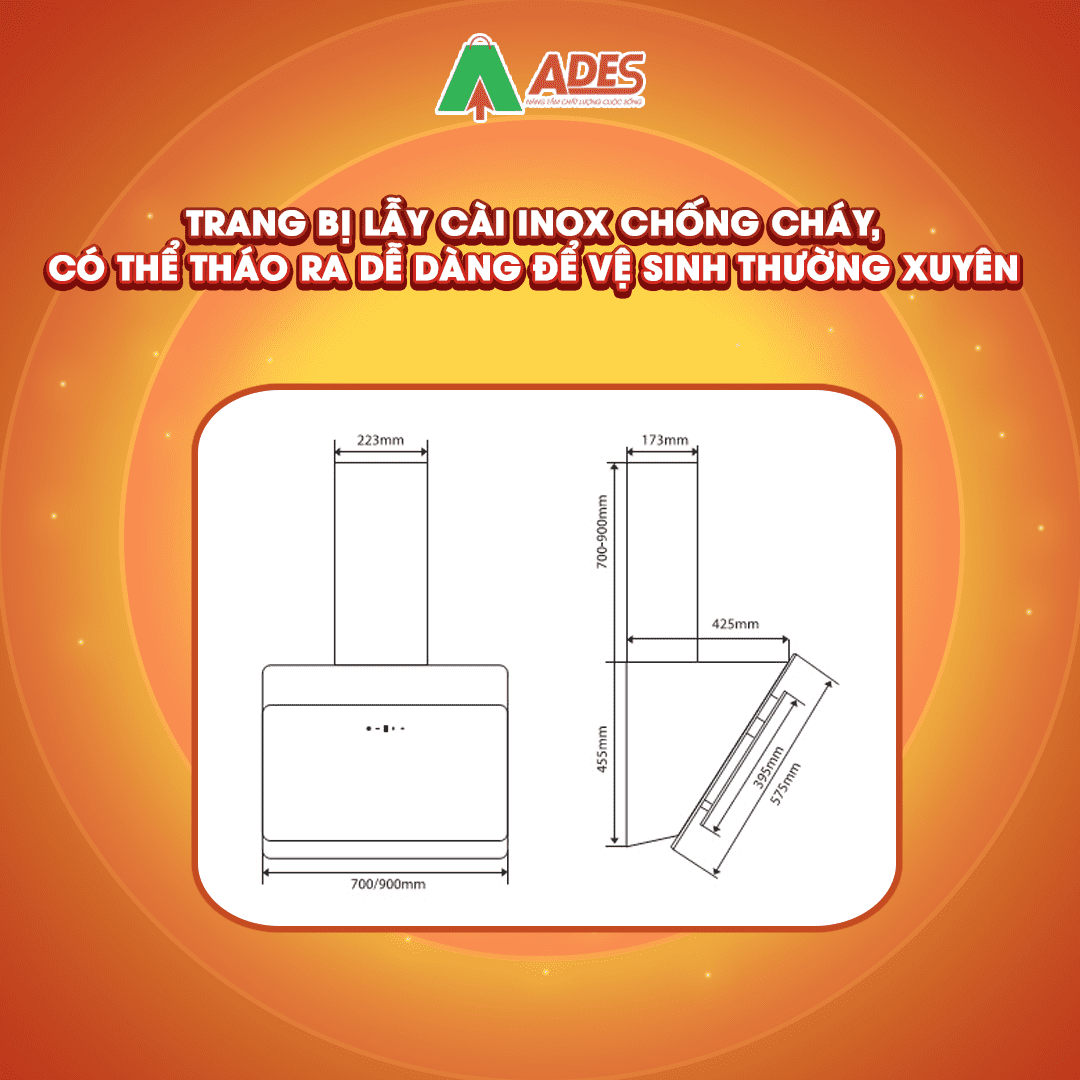 May hut mui Lorca TA-6008C – 70/90cm