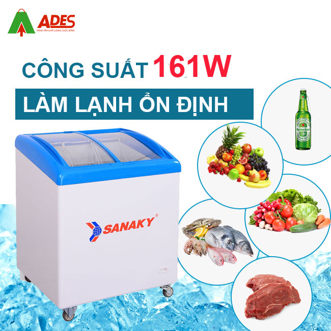 Cong suat 161W lam lanh on dinh