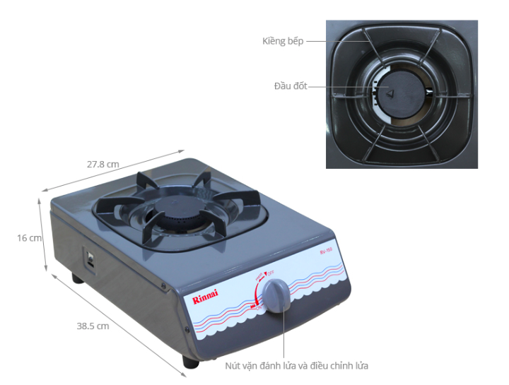 Bếp Gas Dương Việt Nam Rinnai RV - 150G