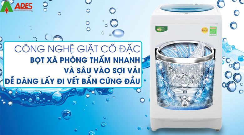 Su dung cong nghe giat co dac bang bot khi, giup tay sach vet ban cung dau AW-F920LV WB