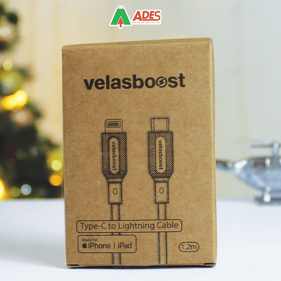 cap sac Velasboost Type C to Lightning Soft Silicon SS1