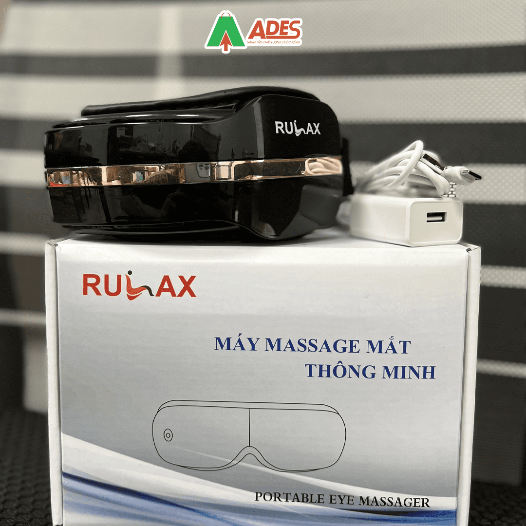 May massage mat Rulax mau den cao cap