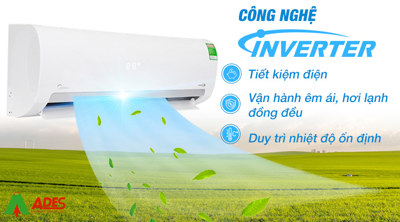 Cong nghe Inverter Midea Inverter 1 HP MSMAIII-10CRDN1