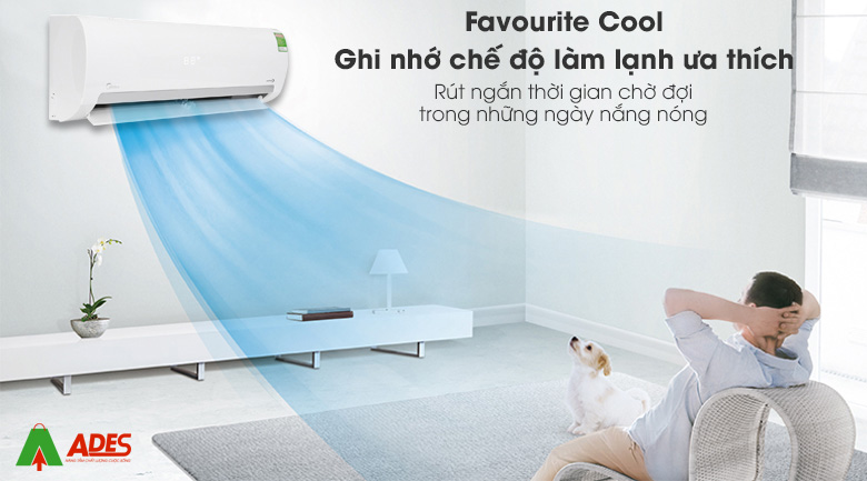 Tinh nang Favourite Cool Midea Inverter 1.5 HP MSMAIII-13CRDN1