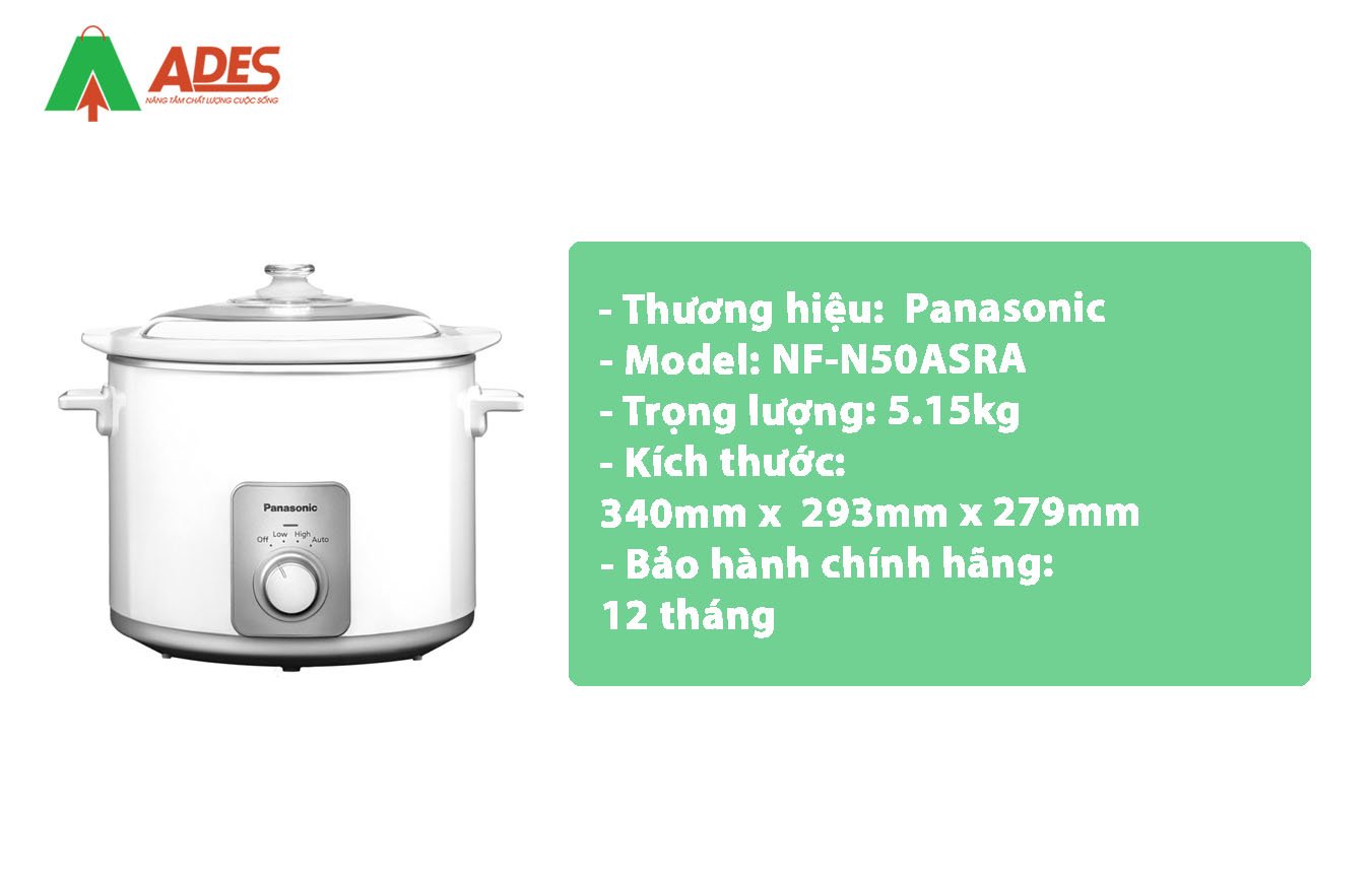 Thong tin ki thuat noi nau cham Panasonic NF-N50ASRA