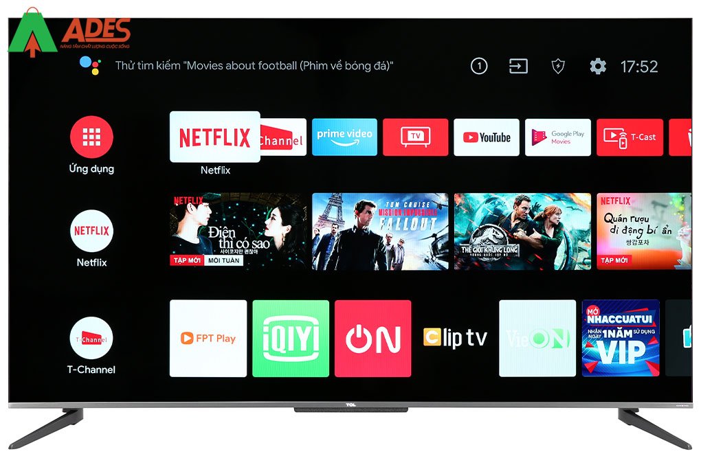 Hinh anh thuc te Android Tivi TCL 55 Inch 55Q726