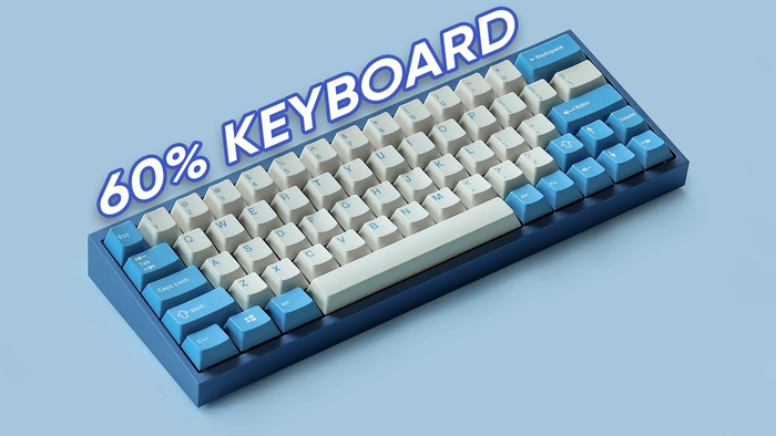 Bàn phím layout 60 nhỏ gọn, tiện lợi