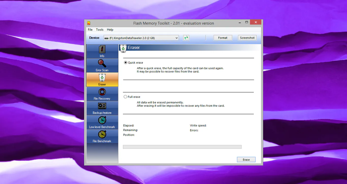 Bộ công cụ toàn diện cho thẻ nhớ Flash